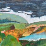 one foot here one there